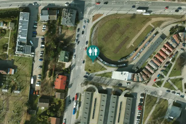 Satellite view of Na Błonie Toilet