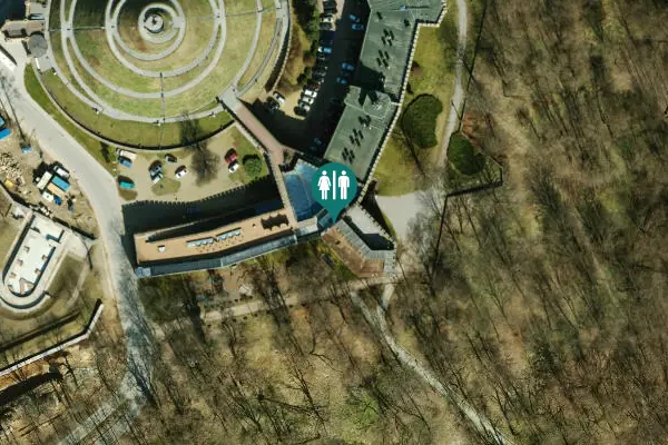 Satellite view of Aleja Jerzego Waszyngtona 1 Toilet
