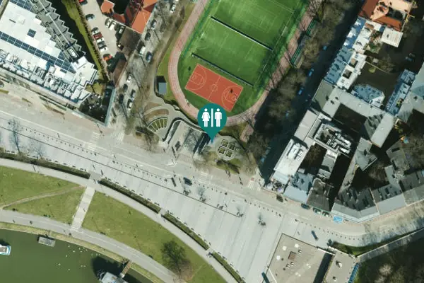 Satellite view of Powiśle Toilet