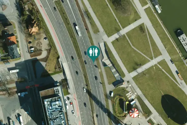 Satellite view of Marii Konopnickiej Toilet