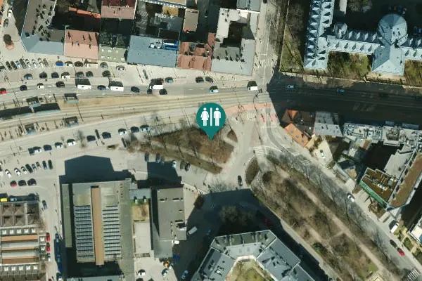 Satellite view of Metalowców Toilet