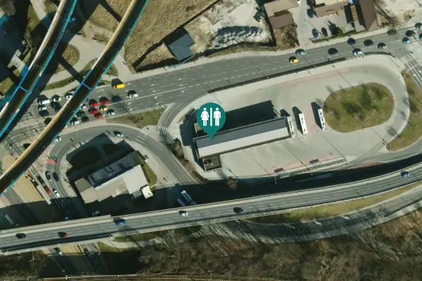 Satellite view of Powstańców Wielkopolskich 6 Toilet