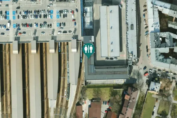 Satellite view of Tunel Magda Toilet