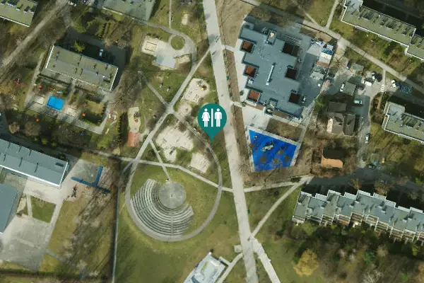 Satellite view of Osiedle Bronowice Nowe Toilet