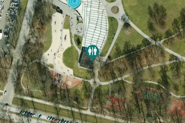 Satellite view of Aleja 3 Maja Toilet
