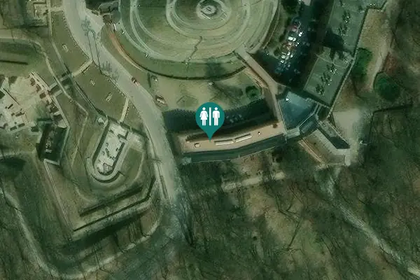 Satellite view of Aleja Jerzego Waszyngtona 1 Toilet