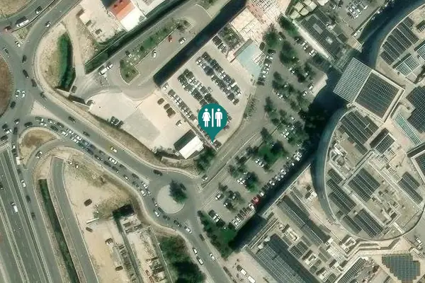 Satellite view of Farkë Toilet
