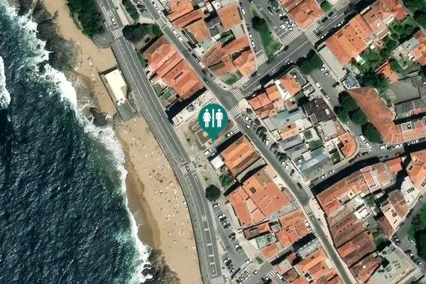 Satellite view of Praia dos Ingleses Toilet