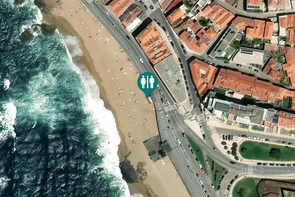 Satellite view of Ciclovia da Foz Toilet
