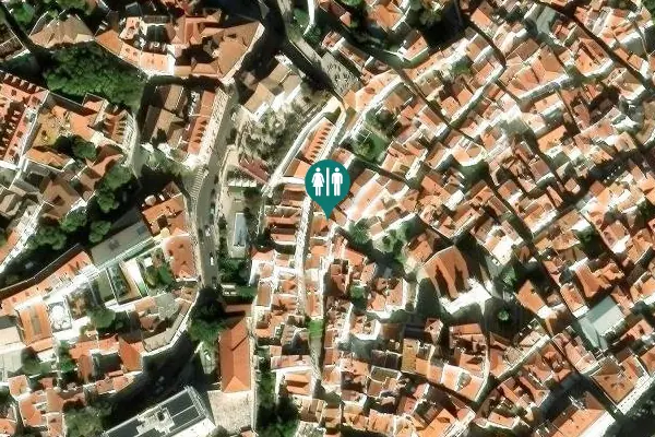Satellite view of Beco da Corvinha Toilet