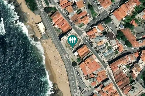 Satellite view of Praia dos Ingleses Toilet