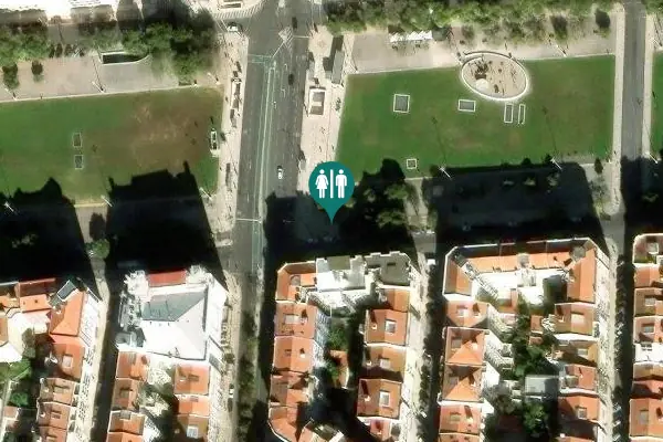 Satellite view of Alameda Dom Afonso Henriques 31 Toilet