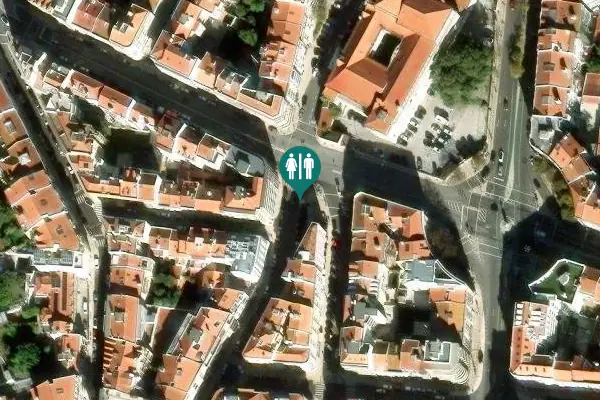 Satellite view of Rua Alves Torgo 55 Toilet