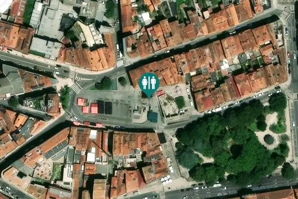 Satellite view of Parque de Estacionamento dos Poveiros