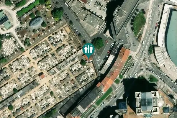 Satellite view of Rua de Agramonte Toilet