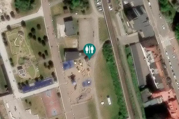 Satellite view of Petter Pihls gata 7 Toilet
