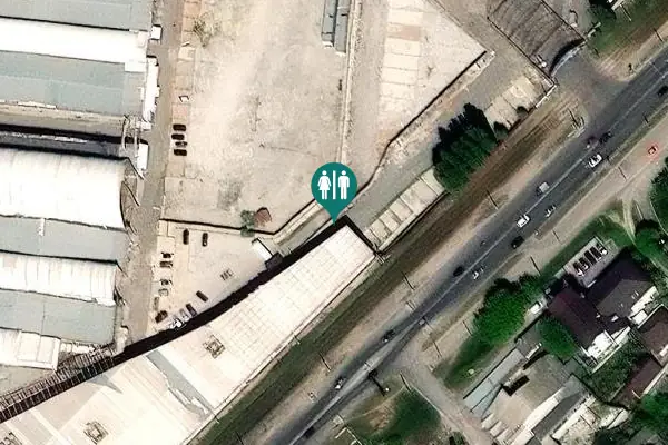 Satellite view of вулиця Раєвської 19 Toilet