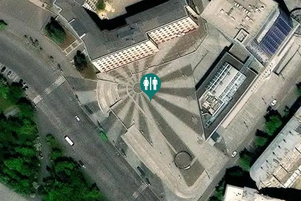 Satellite view of Kharkiv Toilet