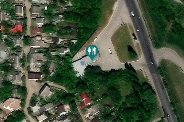 Satellite view of Dostatku Lane 18/1 Toilet