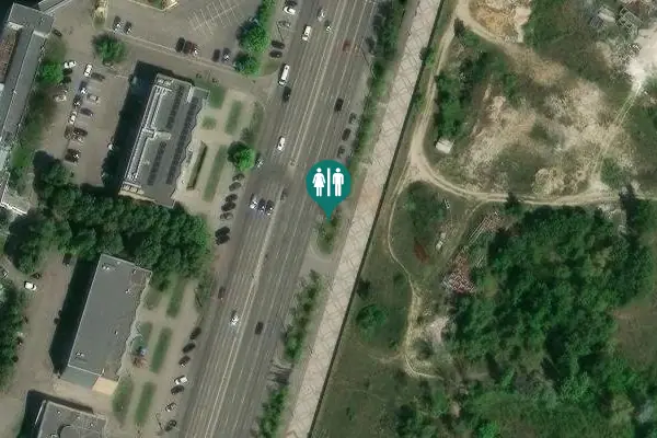 Satellite view of Naberezhna Peremohy Street Toilet