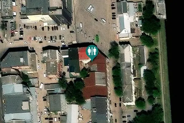 Satellite view of вулиця Гостиний Двір 12 Toilet