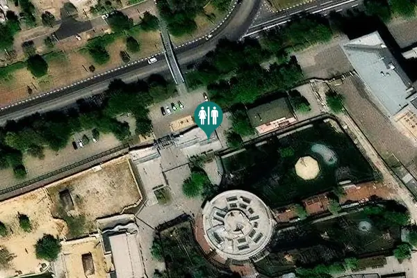 Satellite view of Zoolohichnyi bridge Toilet