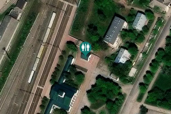 Satellite view of проїзд Афанасія Фірсова 114 Toilet