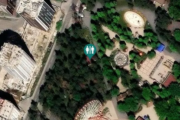 Satellite view of Dynamivs'ka Street Toilet