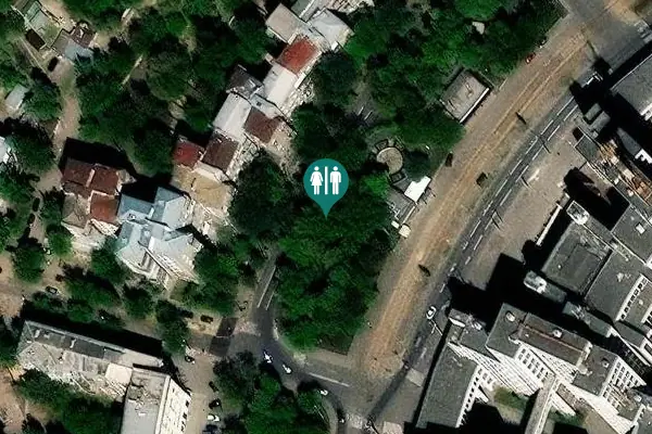 Satellite view of Nezalezhnosti avenue 5 (п1-п8) Toilet