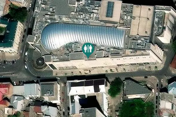 Satellite view of Hryhoriia Skovorody Street 2а Toilet