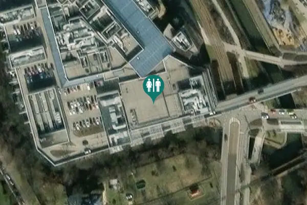 Satellite view of Polská 1 Toilet