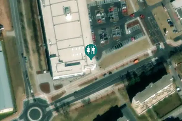 Satellite view of Hněvotínská 984/56 Toilet