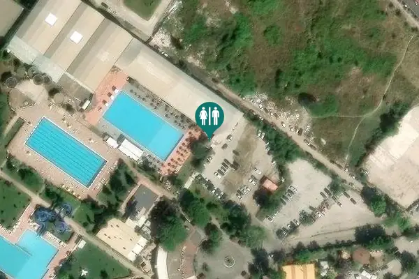 Satellite view of Rruga Llazar Pulluqi Toilet