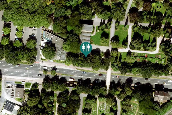 Satellite view of Vaalser Straße 334 Toilet