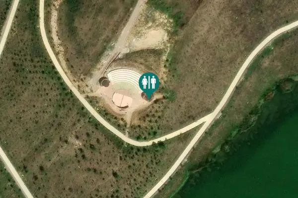 Satellite view of Kamëz Municipality Toilet
