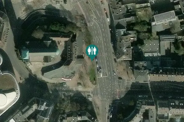 Satellite view of Heinrichsallee Toilet