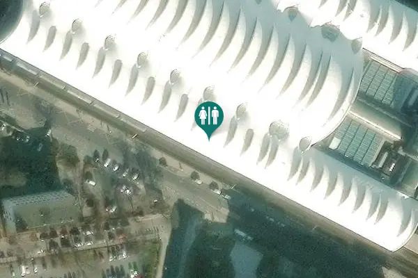 Satellite view of Wiener Platz 4 Toilet
