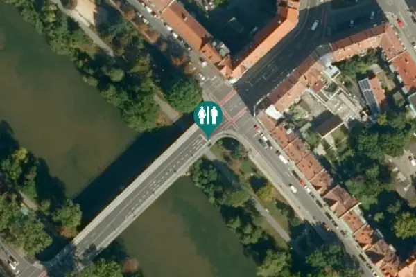 Satellite view of Marienbrücke Toilet