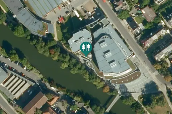 Satellite view of Konzert- und Kongresshalle Bamberg