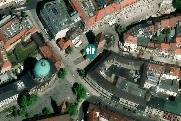 Satellite view of Ludwigsplatz 19 Toilet