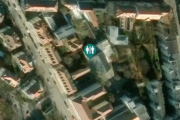 Satellite view of Glacisstraße 32 Toilet