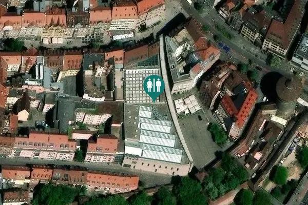 Satellite view of Klarissenplatz 1 Toilet