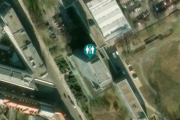 Satellite view of Ostra-Allee 20 Toilet
