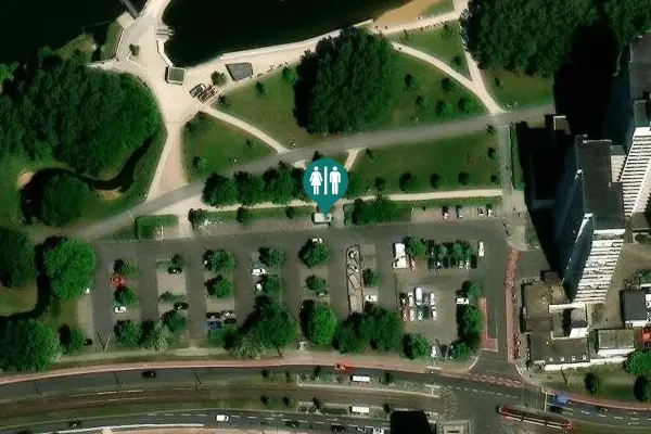 Satellite view of Wöhrder Wiesenweg Toilet