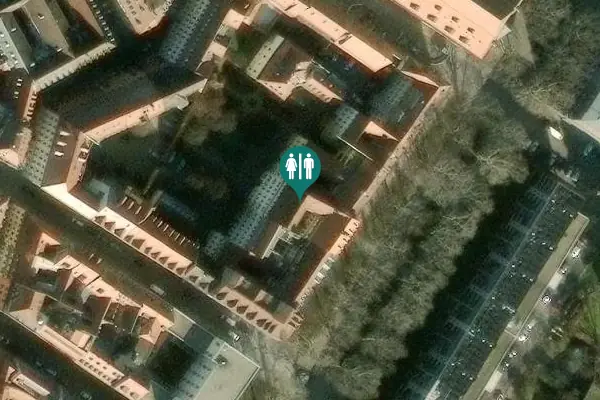 Satellite view of Kunsthandwerkerpassagen Toilet