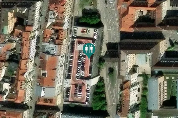 Satellite view of D.-Martin-Luther-Straße 2 Toilet