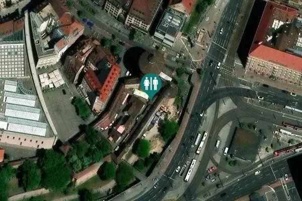 Satellite view of Königs- und Frauentorzwinger 3 Toilet