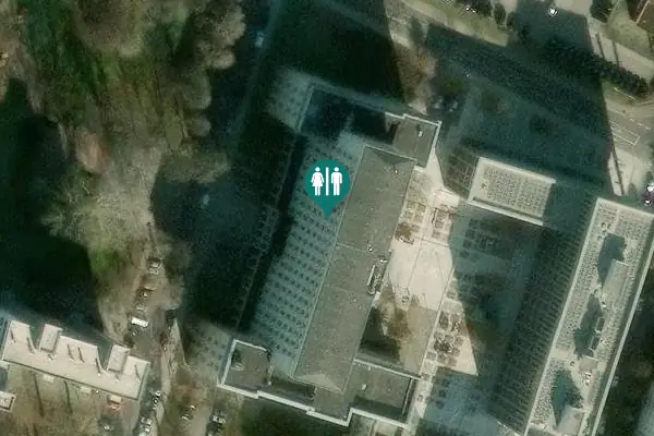Satellite view of Friedrich-List-Platz 1 Toilet