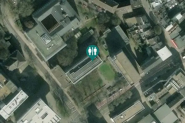 Satellite view of Templergraben 59 Toilet