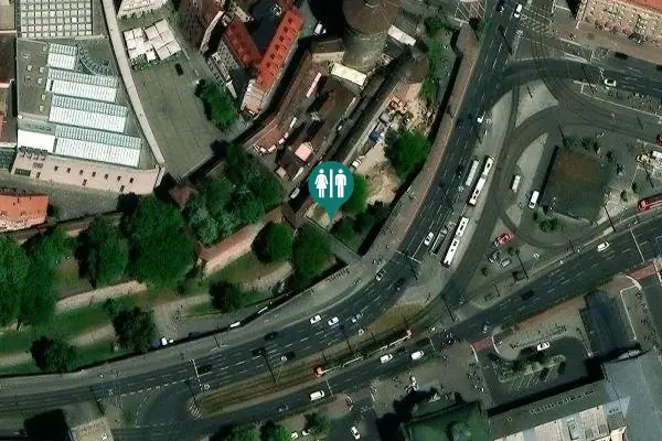 Satellite view of Frauentor Toilet